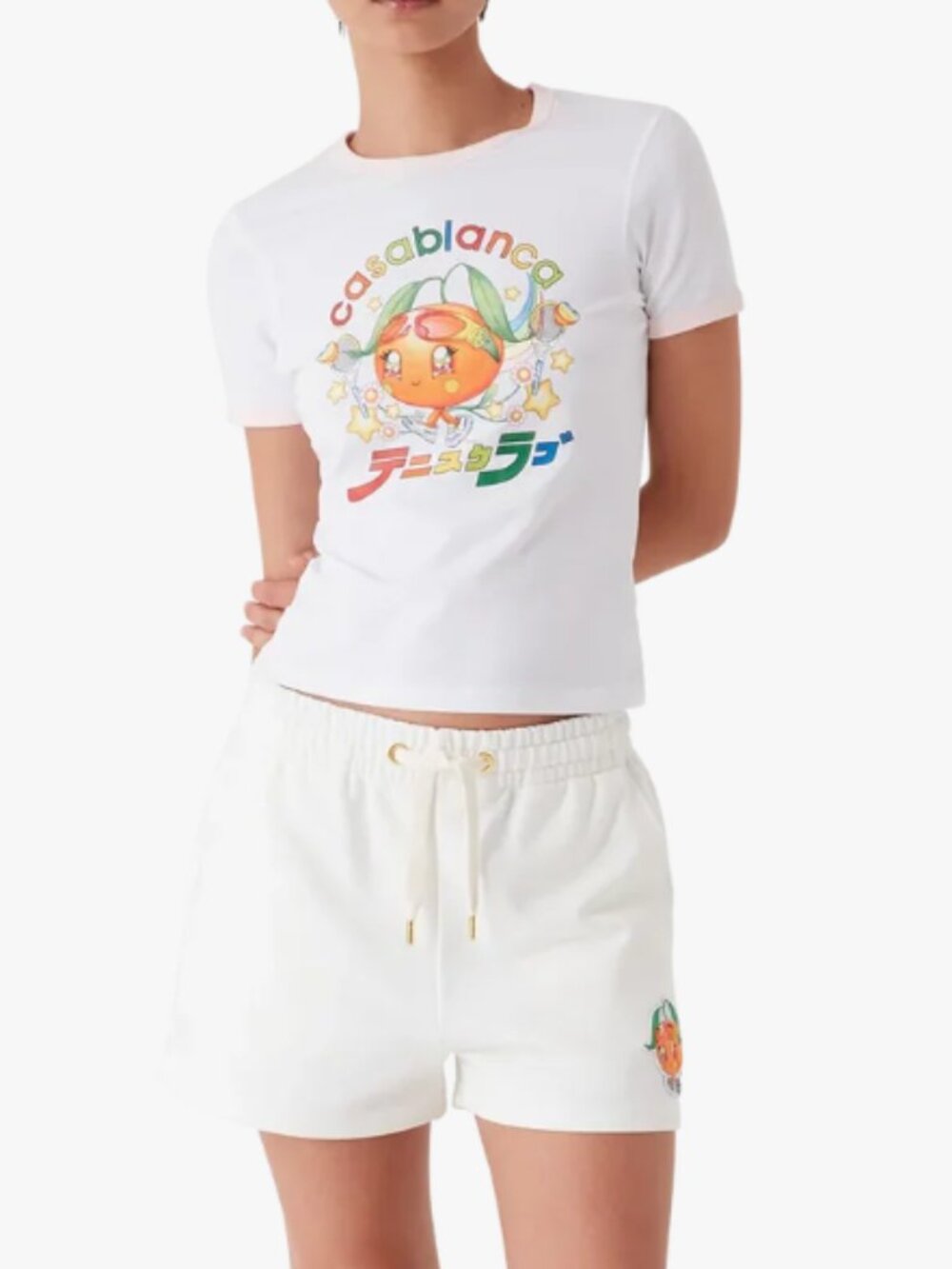 BNWT AW25 CASABLANCA ORANGE MASCOT TSHIRT L